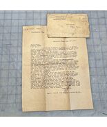 Antique Letter 1917 Rochester Texas Inquiry About Civil War Pension - $28.98