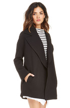 Achro Women&#39;s &#39;oversized Boyfriend&#39; Black Jacket Coat Sz Small New - £72.99 GBP