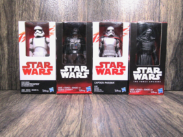 2015 Star Wars 4 Action Figures Hasbro New Darth Vader Storm Trooper Kylo Ren 6&quot; - £19.77 GBP