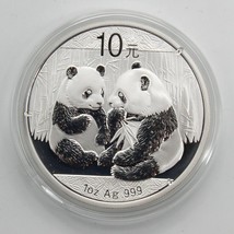 2009 Uncirculated Silver Panda 1 Oz. Coin &amp; Capsule - .999 Silver - £47.92 GBP