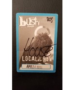 BUSH - VINTAGE ORIGINAL RAZORBLADE SUITCASE 4/24/96 CONCERT CLOTH BACKST... - $10.00