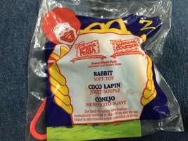 McDonald&#39;s Happy Meal Winnie The Pooh Rabbit Soft Hanger #2 *NEW* a1 - $6.99