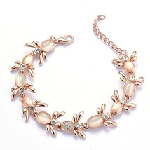 Chaomingzhen Crystal Gold Plated Bee Bracelet for Women - $63.36