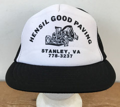 Vtg Otto Hensil Good Paving Stanley Virginia Shenandoah Trucker Hat Cap ... - £15.95 GBP