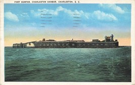 Fort Sumter Charleston Harborsouth Carolina Pm 1936 Kofsky Postcard K47 - £7.33 GBP