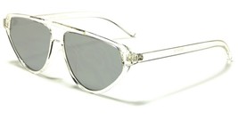 New Oval Plastic Womens Clear Sunglasses 90&#39;S Retro Style UV400 EYED11044 - £9.00 GBP