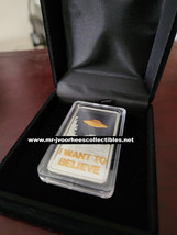 Extremely Rare! The X Files I Want To Believe Silver Plated Collectors B... - $108.00
