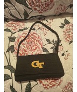 Georgia Tech Yellow Jackets snap closure Hand Makeup Bag Purse GA TECH 1... - $20.00