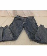 WRANGLER RELAXED FIT MENS BLUE WASH JEANS WESTERN FARM DENIM PANTS 38X28 - €16,26 EUR