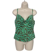 Victoria&#39;s Secret Women&#39;s Push Up Tankini Swimsuit Set Size 38D XL Zebra... - £33.31 GBP