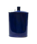 Vintage Cobalt Blue Enamel WaterJug Bottle Canteen Decanter Flask Military - £35.58 GBP