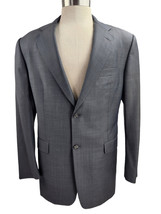 Ing Loro Piana &amp; Co. Blue Pinstripe Gray 100% Wool 42R Men&#39;s Large Suit ... - £8.64 GBP