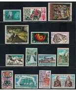 FRANCE  Sc # 1292a // 1413  Used &amp; MVLH  Lot of 27 stamps Postage (1973-... - £6.63 GBP