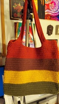 Autumn Leaves Falling Shoulder/Tote Bag, 17 inches wide, 14 inches deep - $25.00
