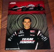 Hélio Castroneves HAND SIGNED AUTO 8x10  PHOTO  BRAZILIAN RACE CAR DRIVER  - $39.59