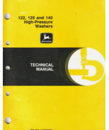 John Deere 122, 125 Und 140 Hochdruckreiniger Technisches Handbuch TM135... - $110.09 MXN