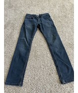 Tommy Hilfiger Denim Men&#39;s Slim Scanton Dark Blue Comfort Jeans Size 29x32 - $292.36 MXN