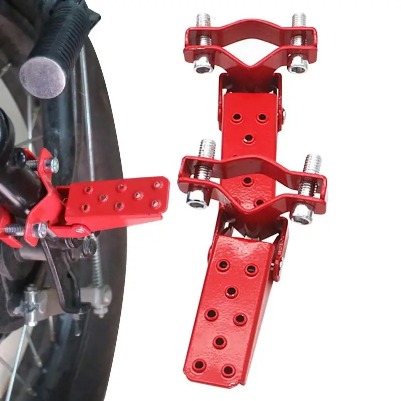 Motorcycle Pedals Foldable Motorcycle Footrests Foot Pegs Motorbike Shock - $25.69