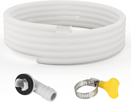 Air Conditioner Drain Hose Kit, Plastic Tubing for AC Condensate, Flexib... - £20.07 GBP