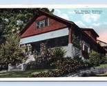Residence of Evangelist Billy Sunday Winona Beach Indiana IN WB Postcard... - $3.56