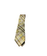 SEAN JOHN Multicolor Gold/Brown/Blue Men&#39;s Necktie 100% Silk Tie - $9.56