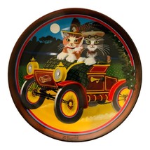 Anna-Perenna Collector&#39;s Plate My Merry Oldsmobile Golden Oldies Cat Plate - £58.08 GBP