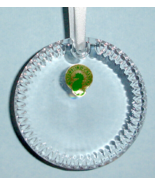 Waterford Crystal Clear Round Disc Ornament Blank Engravable 3.25" New N... - $32.90
