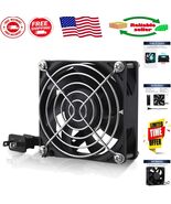 Compact 80mm x 25mm EC Axial Fan - 2800 RPM, Low Noise Electronics Cooling - $526.10 MXN