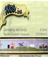 KIDSLINE COUNTRY SIDE TRACTORS BARN 30 FT WALL BORDER NEW  - $301.77 MXN