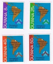 Stamps Guyana Foreign Ministers Conference MLH - $1.44