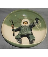 RARE Alaskan Theme MATTHEW ADAMS 15&quot; Large SALAD or CENTERPIECE BOWL - $296.99