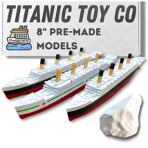 8&quot; Titanic, Britannic Or Olympic Model, RMS Titanic Model Toy, Titanic Toys - £12.37 GBP