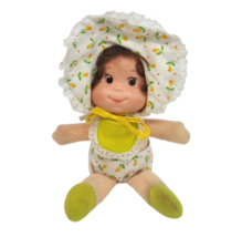 8" Vintage 1980 Mattel Baby Bonnet B EAN S Bib Doll Girl Stuffed Animal Plush Toy - $56.05