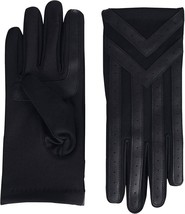 Isotoner men’s heritage woven stretch glove with appliques Black - $58.68 CAD