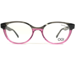 OGI Kinder Brille Rahmen Ok328/2096 Grau Horn Durchsichtig Rosa Rund 46-... - $55.57