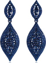 Elegant Rhinestone Dangle Earrings  - £22.52 GBP