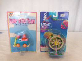 Vintage 1996 Plastic Easter WIND-UP Toy Bunny Ferris Wheel New + Bump N Go Train - £11.66 GBP