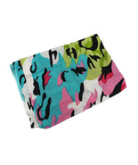 Zeckos Splashes of Spring Colors Acrylic Leopard Print Scarf 70 in. X 26... - £8.23 GBP