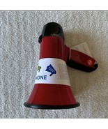 WEMBLEY ROARIN&#39; RED Megaphone BULLHORN with SIREN &amp; Bottle Opener-NEW! - $23.99