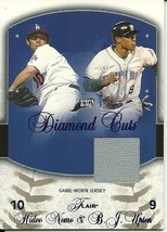 2005 Flair Diamond Cuts Jersey B J Upton Hideo Nomo BU Dodgers Rays - £2.78 GBP