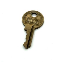 Vintage Master Lock Key Brass 3592 - $28.06