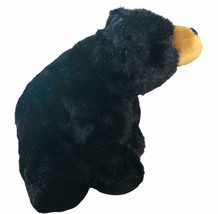 The Bearington Collection Plush Black Bear Stuffed Animal Toy or Home Decor 12&quot; - £19.27 GBP