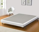 Mattress Solution Fully Assembled Low Profile Metal Traditional, White/G... - $244.96