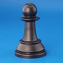 1981 Whitman Chess Pawn Black Hollow Plastic Replacement Game Piece 4833-22 - $2.51