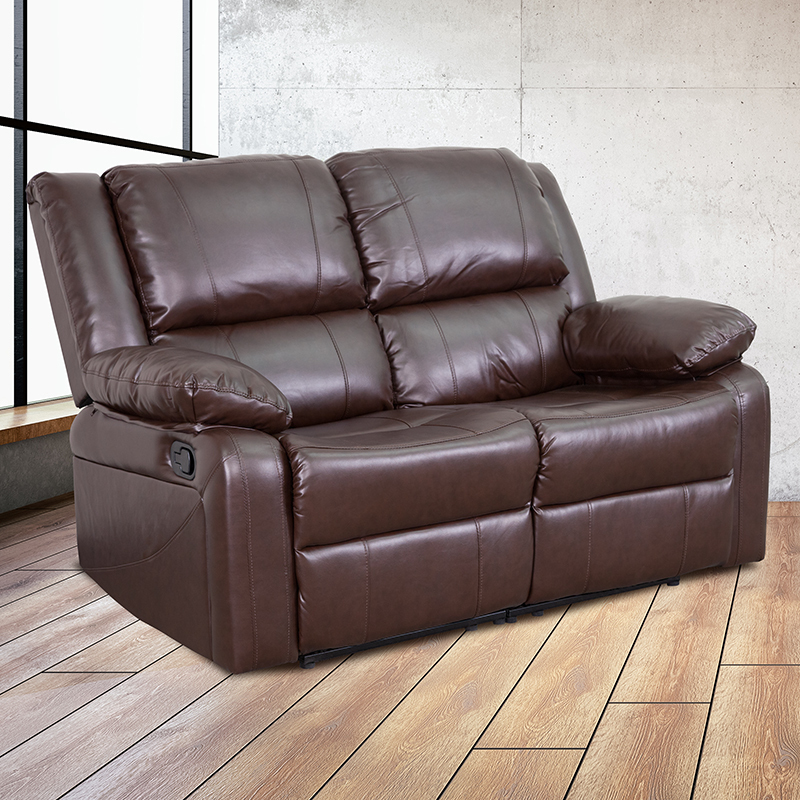 Brown Leather Recline Loveseat BT-70597-LS-BN-GG - $594.95