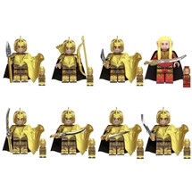 8pcs The Lord of the Rings Haldir Galadhrim Warriors  Minifigures Set - £15.92 GBP