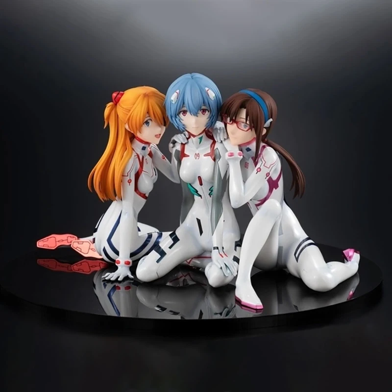Anime Eva Ayanami Rei Action Figures Neon Genesis Evangelion Asuka Langley Soryu - £10.16 GBP+