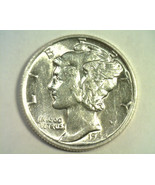 1942 MERCURY DIME CHOICE ABOUT UNCIRCULATED+ CH. AU+ NICE ORIGINAL COIN ... - $7.00