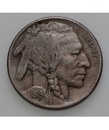 1919-S 5C Buffalo Nickel in Extra Fine XF Condition, Full Horn w/ Tip - $489.96 CAD