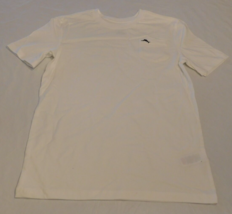 Tommy Bahama Boy&#39;s Youth Short Sleeve Pocket T Shirt Off White Size XL 14 NWOT - £15.44 GBP